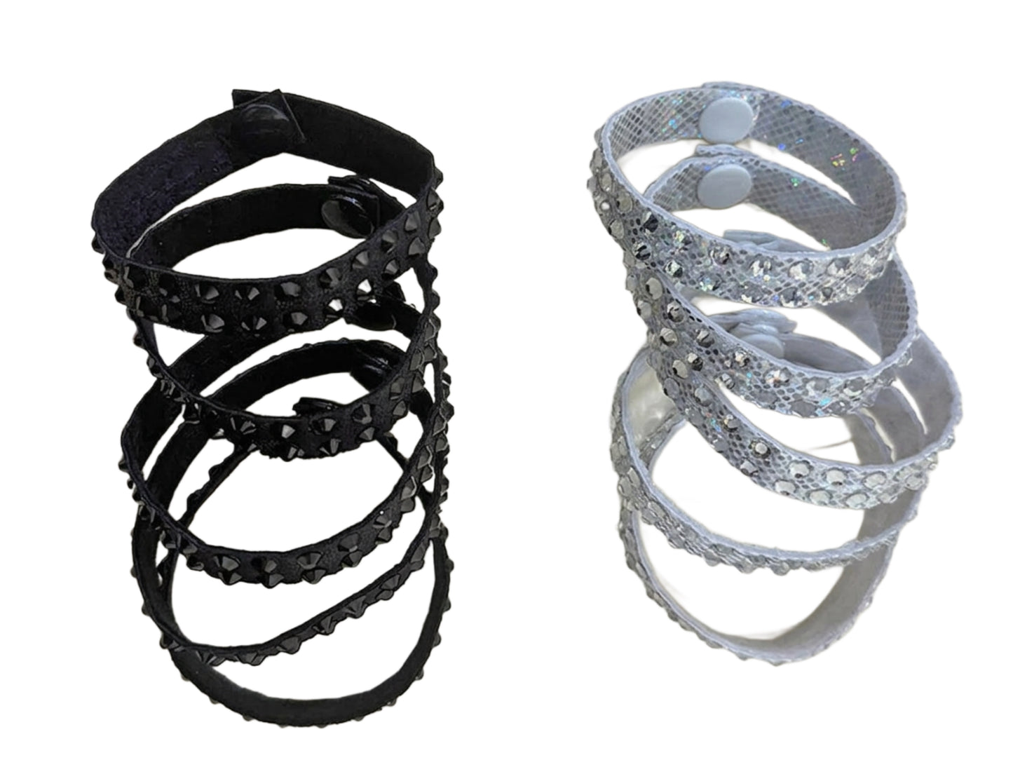 ByCharme Black Silver Dark Tan Fringes Latin Salsa Competition Dress - BCL-0148