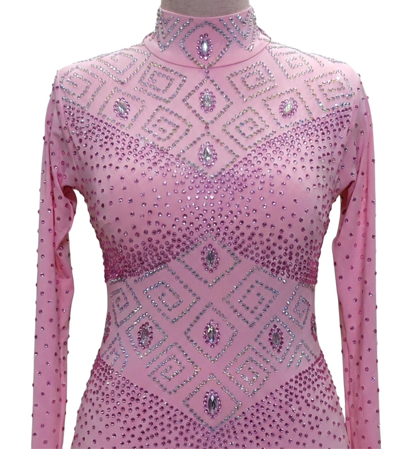 ByCharme Hot Pink Ballroom Competition Dress - BC-0006