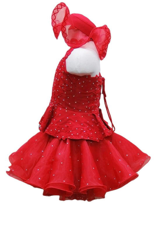 Girl Latin Dance Competition Dress (GL014)