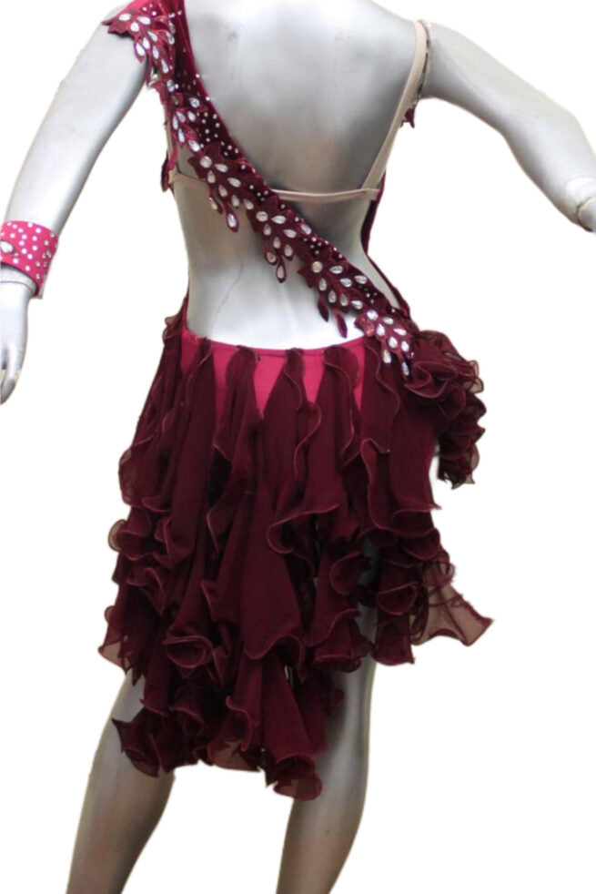 Load image into Gallery viewer, Latin Dance Competition Dress (LT0490)
