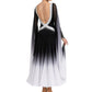 ByCharme Black & White Chiffon Ballroom Competition Dress - BC-0029