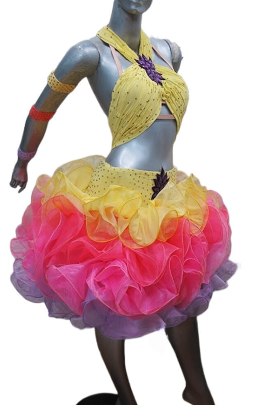 Girl Latin Dance Competition Dress (GL0303)