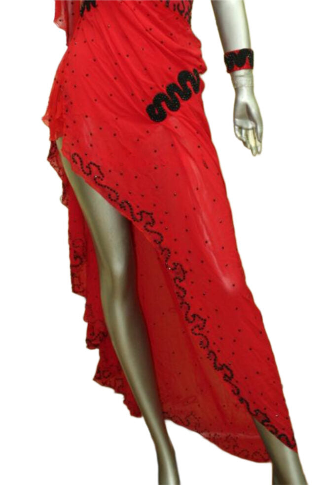 Load image into Gallery viewer, Latin Dance Competition Dress (LT0435)
