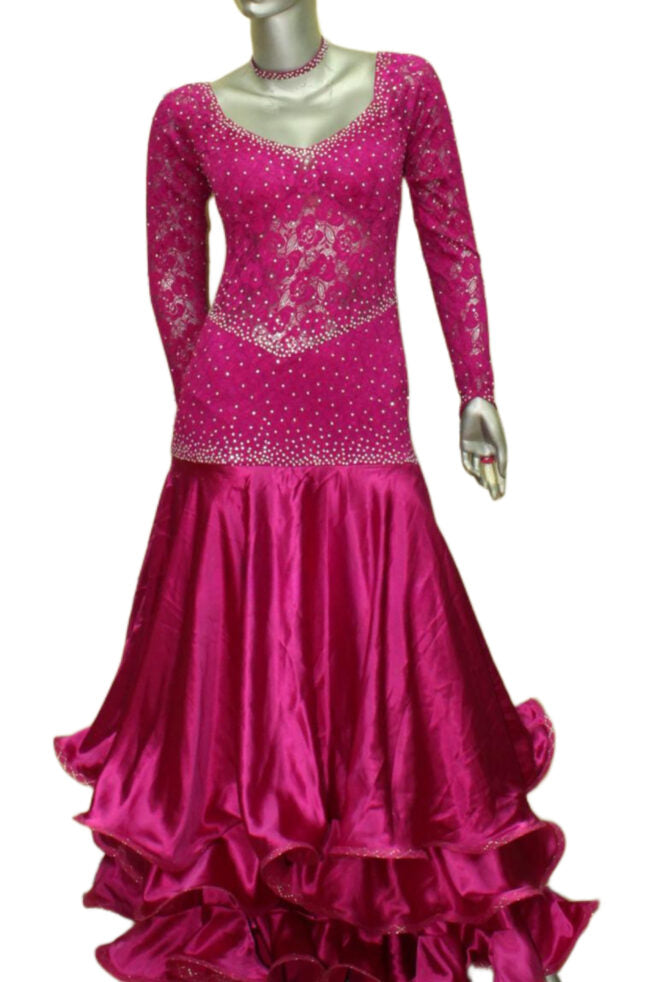 Load image into Gallery viewer, Standard Ballroom Competition Dress (B0103)
