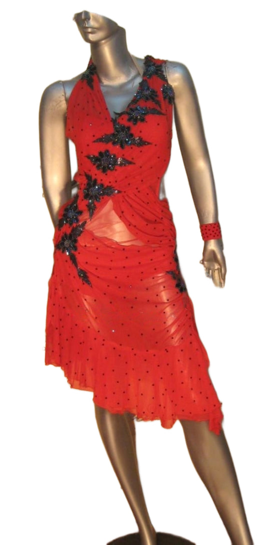 Latin Dance Competition Dress (LT0261A)