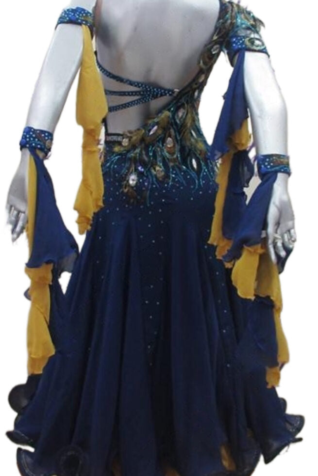 Load image into Gallery viewer, Standard Ballroom Competition Dress (B0221)
