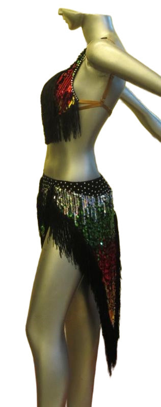 Load image into Gallery viewer, Latin Dance Competition Dress (LS054)
