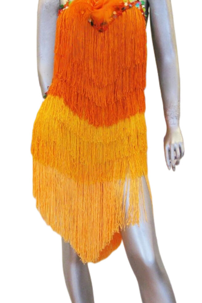 Load image into Gallery viewer, Latin Dance Competition Dress (LT0195)
