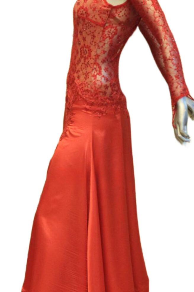 Load image into Gallery viewer, Standard Ballroom Competition Dress (B063)
