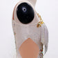ByCharme Silver Pink Gold Feathers Latin Salsa Competition Dress - BCL-0158