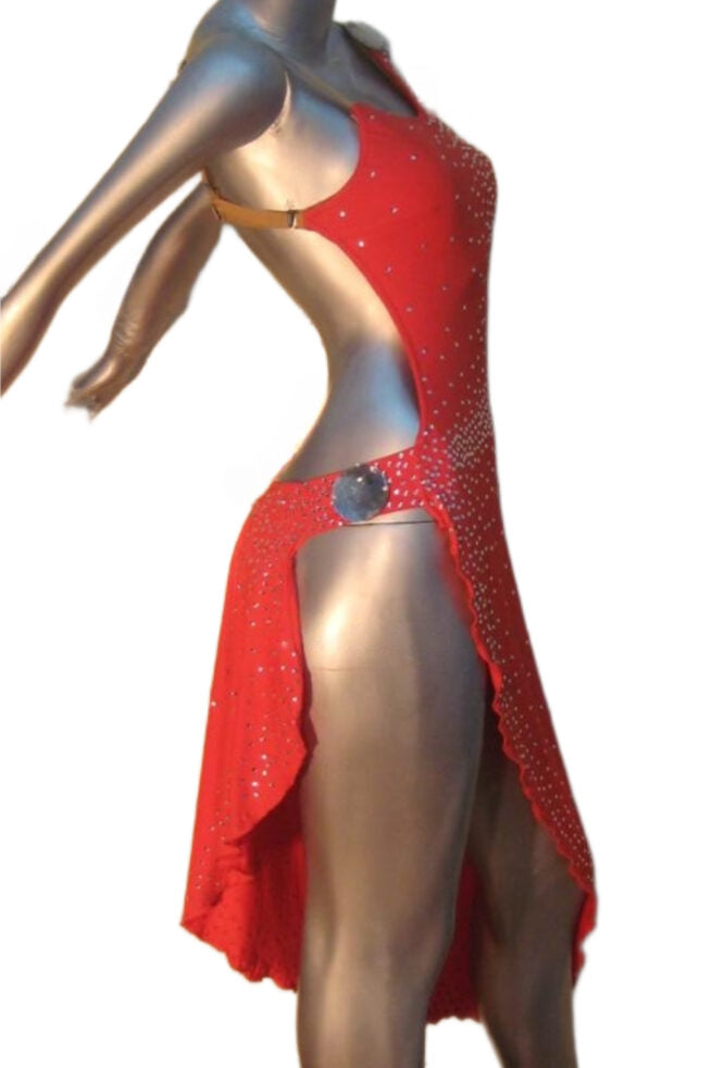 Load image into Gallery viewer, Latin Dance Competition Dress (LT060A)
