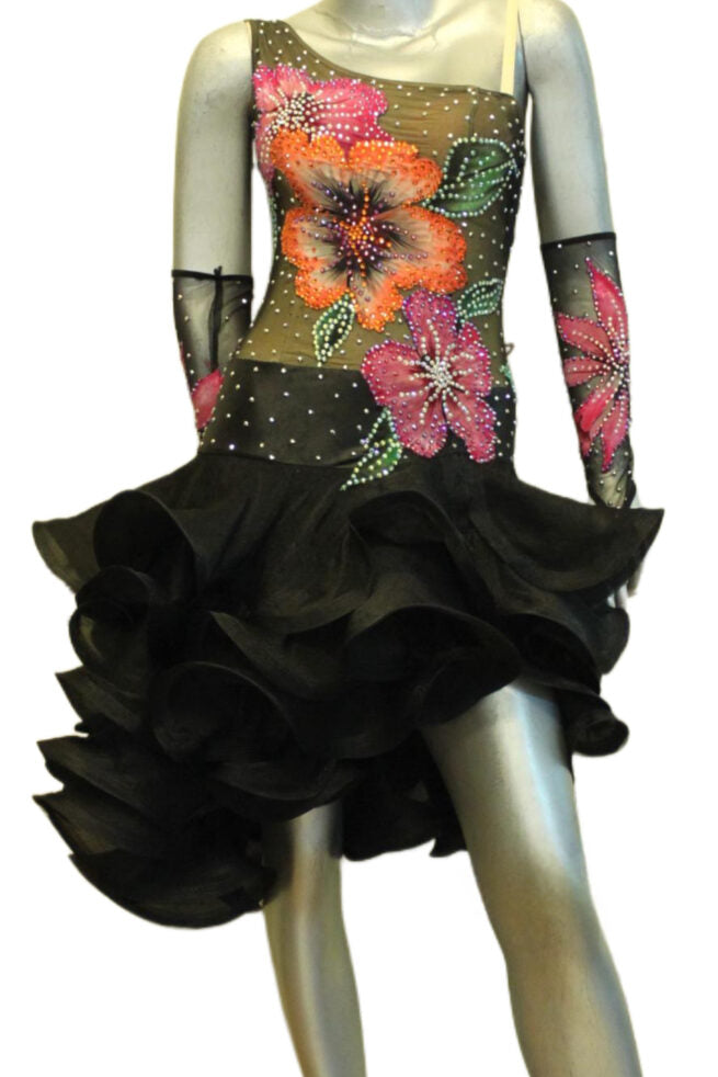 Load image into Gallery viewer, Latin Dance Competition Dress (LT0462)
