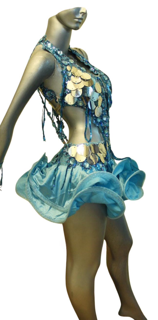 Load image into Gallery viewer, Latin Dance Competition Dress (VL0273)
