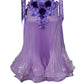 ByCharme Violet Fringes Ballroom Competition Dress - BC-0066