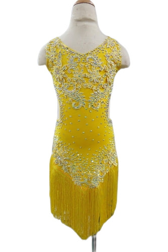 Girl Latin Dance Competition Dress (GL026)