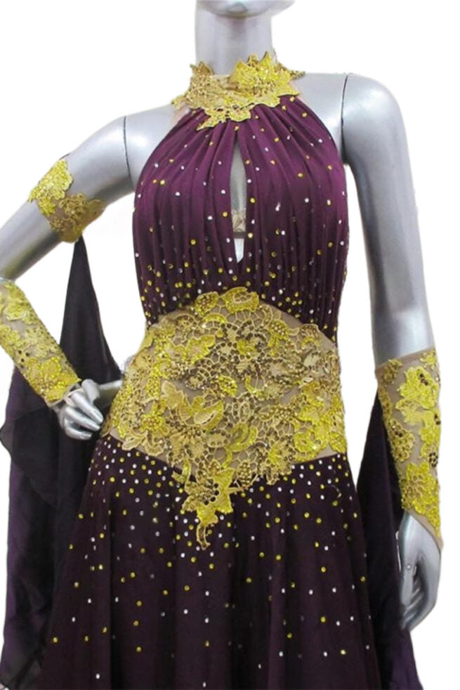 Load image into Gallery viewer, Standard Ballroom Competition Dress (B0203)
