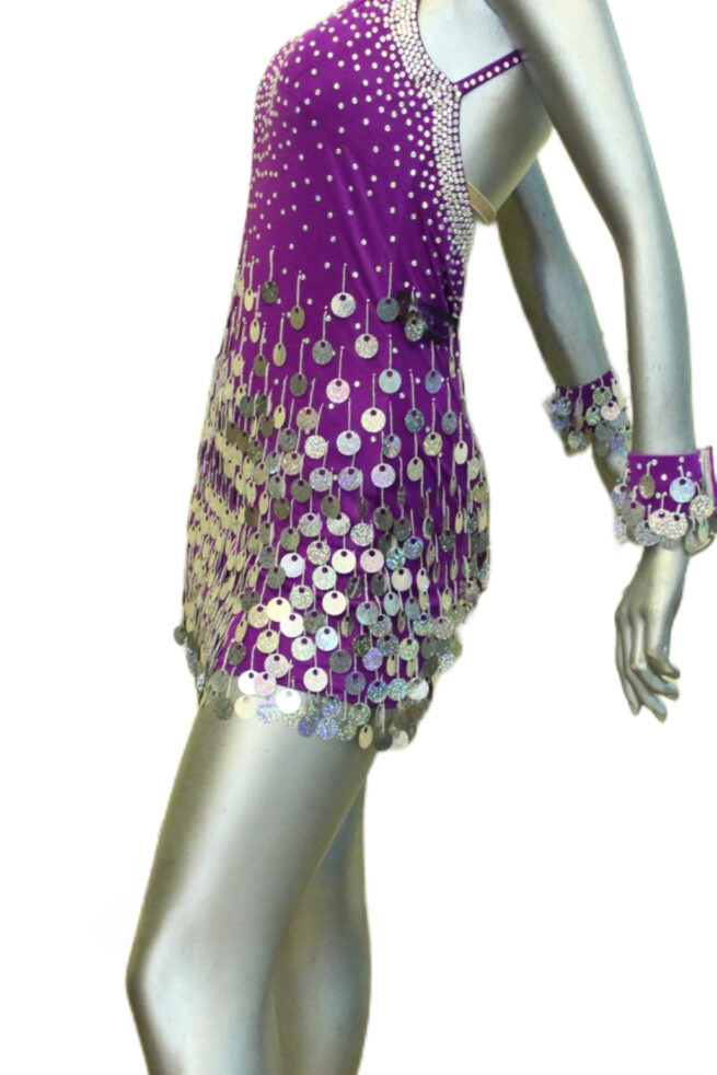 Load image into Gallery viewer, Latin Dance Competition Dress (VL0230)
