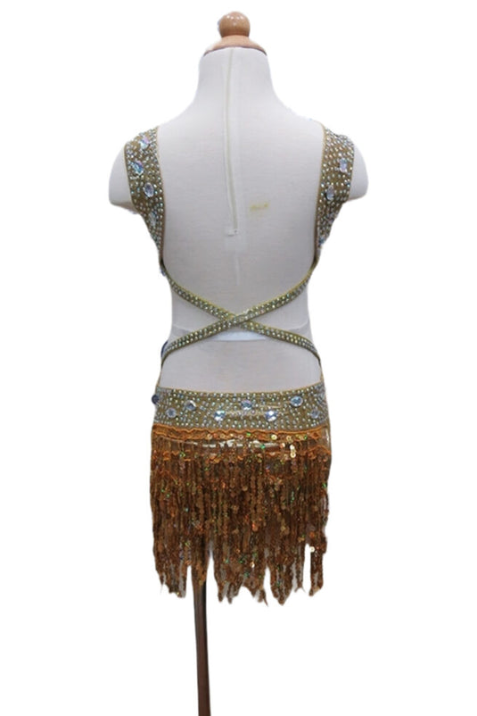 Girl Latin Dance Competition Dress (GL02)