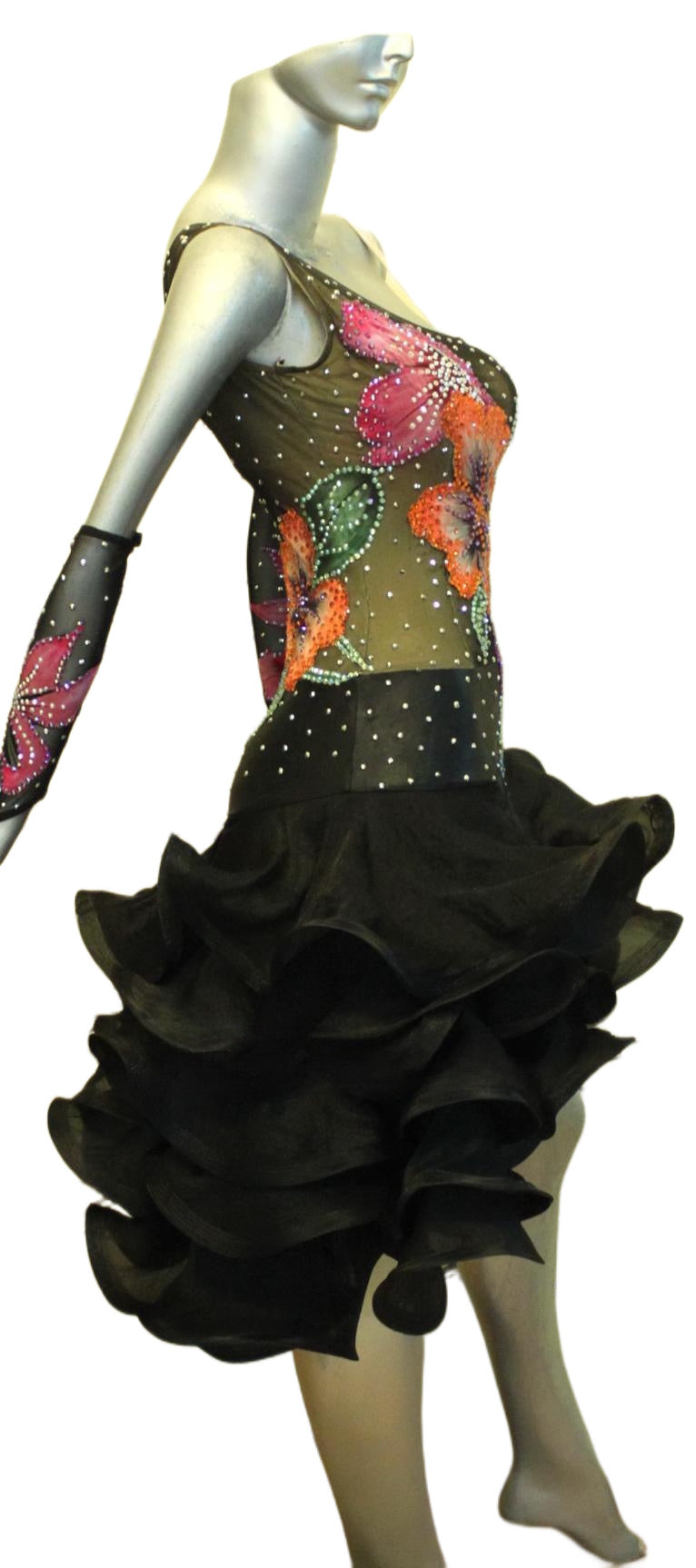 Load image into Gallery viewer, Latin Dance Competition Dress (LT0642)
