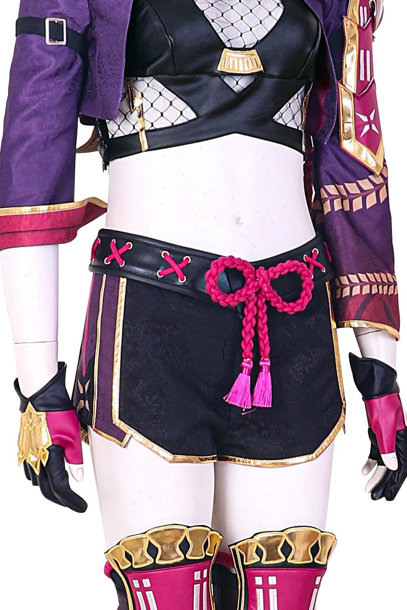 Load image into Gallery viewer, Genshin Impact Kuki Shinobu Cosplay Costume
