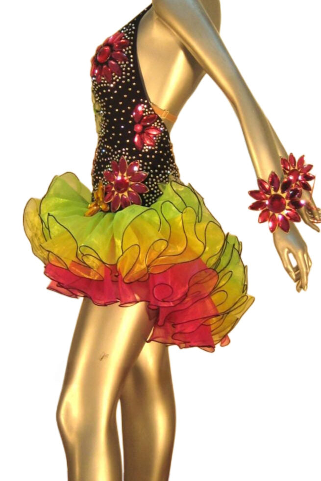 Load image into Gallery viewer, Latin Dance Competition Dress (LT0021)
