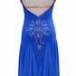 ByCharme Medium Blue Chiffon Ballroom Competition Dress - BC-0053