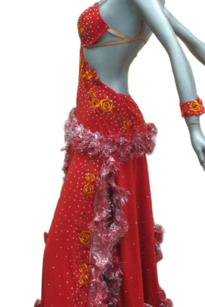 Load image into Gallery viewer, Latin Dance Competition Dress (LT035)
