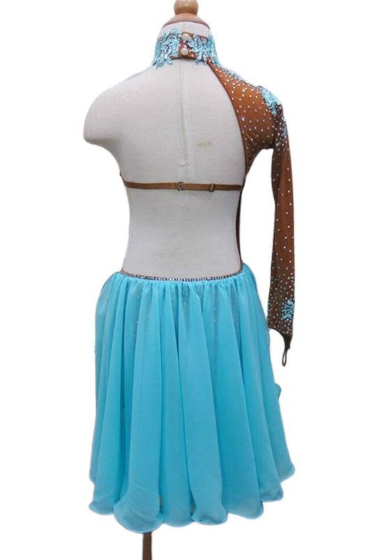 Girl Latin Dance Competition Dress (GL029)