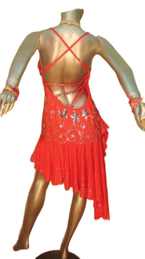 Load image into Gallery viewer, Latin Dance Competition Dress (VL067A)
