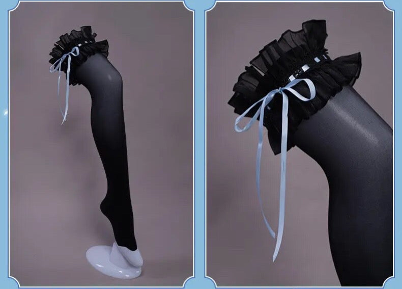 Load image into Gallery viewer, Genshin Impact Ganyu Cosplay Maid Dress Costumes
