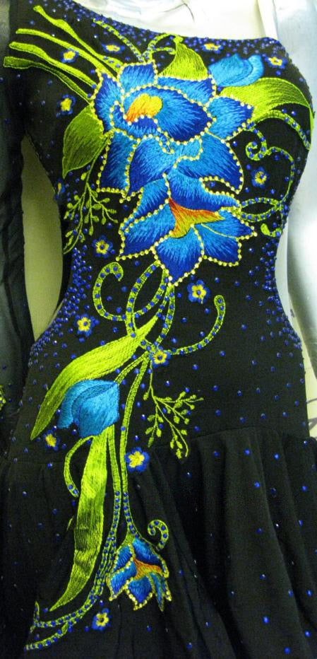 Load image into Gallery viewer, Latin Dance Competition Dress (LS0172)
