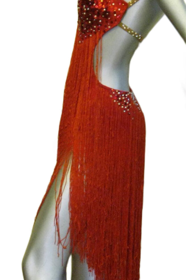 Load image into Gallery viewer, Latin Dance Competition Dress (LT0661)
