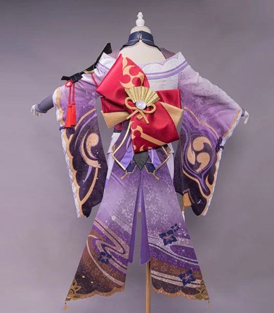 Genshin Impact Raiden Shogun Cosplay Costume