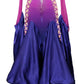 ByCharme Dark Magenta Fringes Ballroom Competition Dress - BC-0012