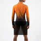 ByCharme Orange Black Lycra Men Latin Salsa Competition Shirt - BCM-0081