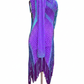 ByCharme Purple Blue Brown Fringes Latin Salsa Competition Dress - BCL-0061