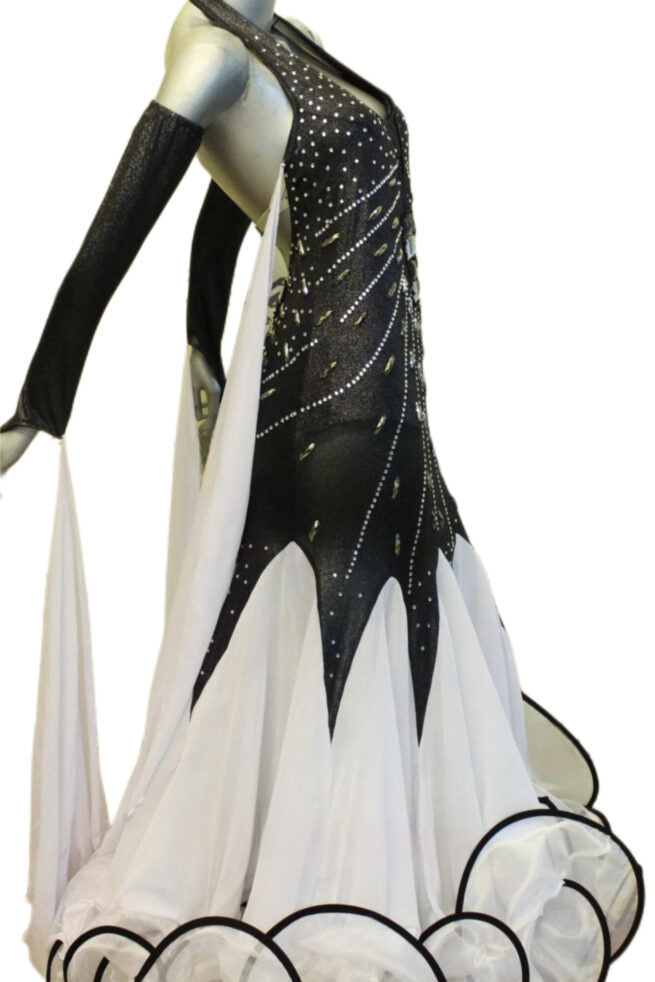 Load image into Gallery viewer, Standard Ballroom Competition Dress (B070)
