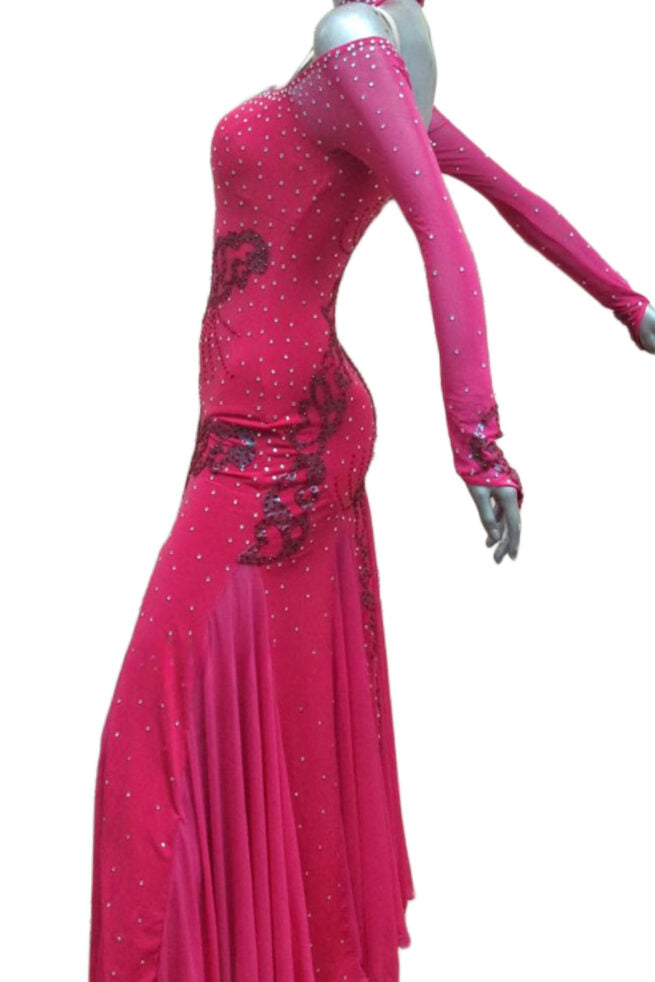 Load image into Gallery viewer, Standard Ballroom Competition Dress (B048C)
