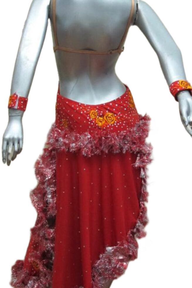 Load image into Gallery viewer, Latin Dance Competition Dress (LT035)
