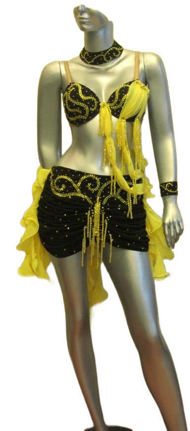 Load image into Gallery viewer, Latin Dance Competition Dress (LS052)
