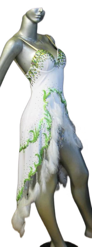 Load image into Gallery viewer, Latin Dance Competition Dress (LS0176)
