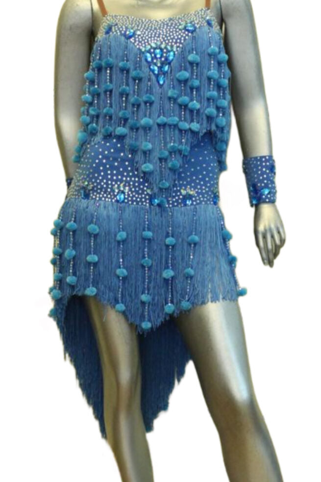 Load image into Gallery viewer, Latin Dance Competition Dress (LT0100)
