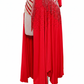 ByCharme Bright Red Fringes Ballroom Competition Dress - BC-0045