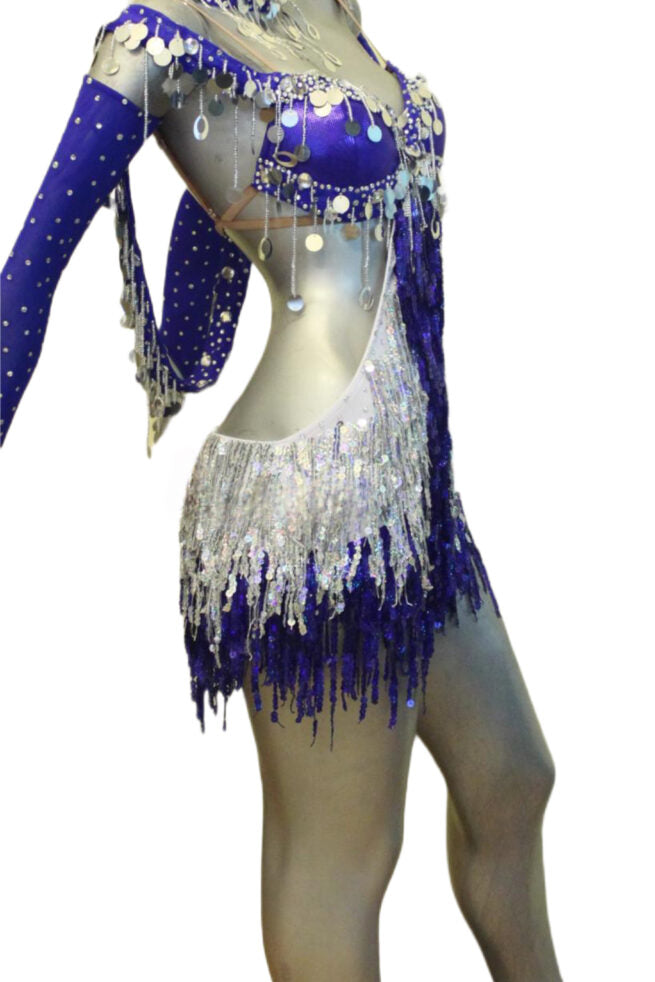 Load image into Gallery viewer, Latin Dance Competition Dress (LT0163)
