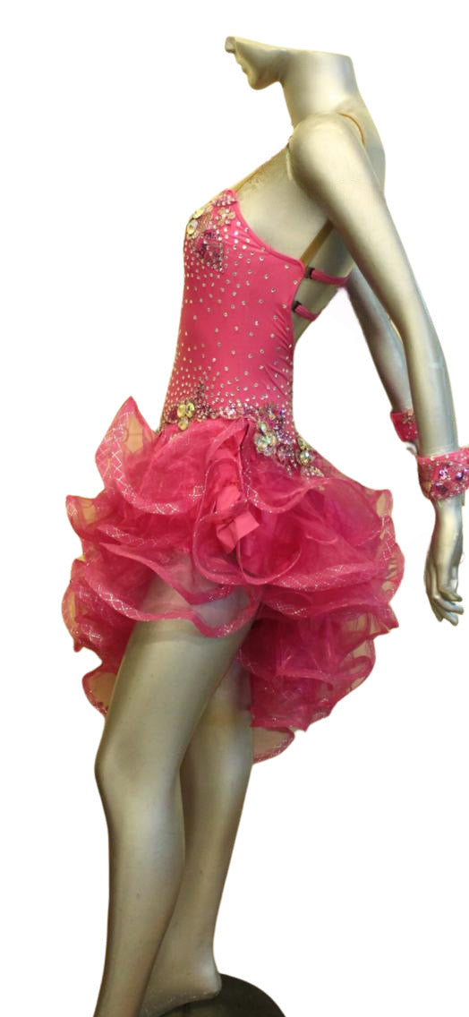 Load image into Gallery viewer, Latin Dance Competition Dress (LS0607A)
