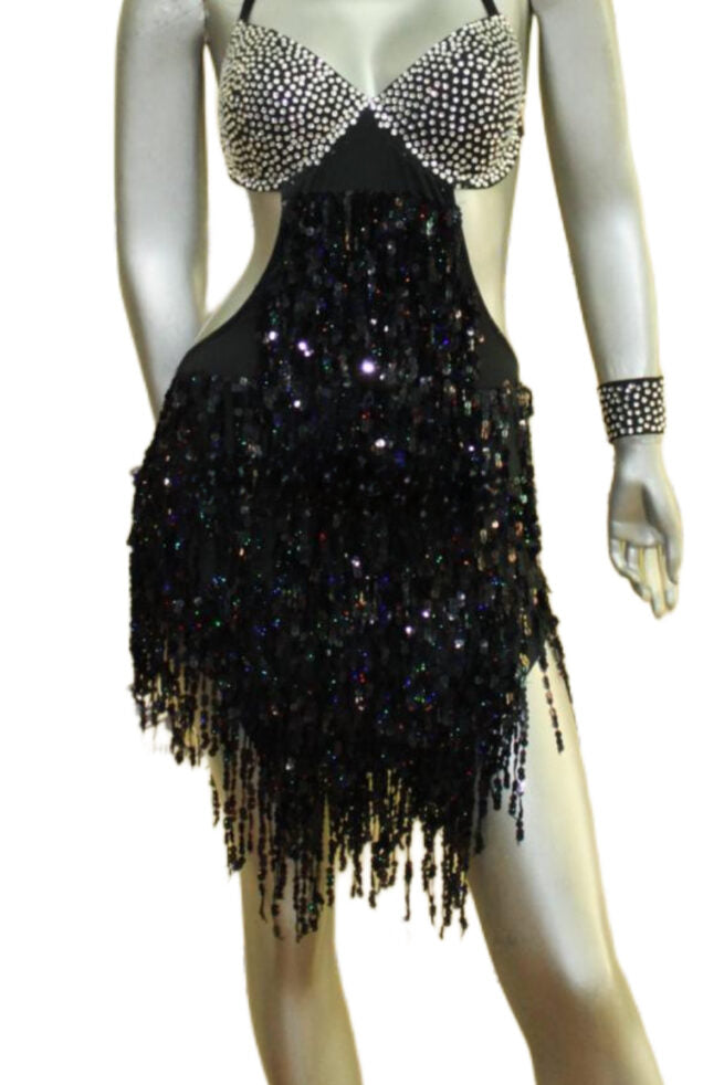 Load image into Gallery viewer, Latin Dance Competition Dress (LT0430)
