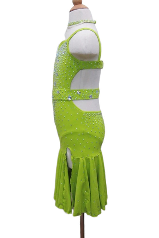 Girl Latin Dance Competition Dress (GL020A)