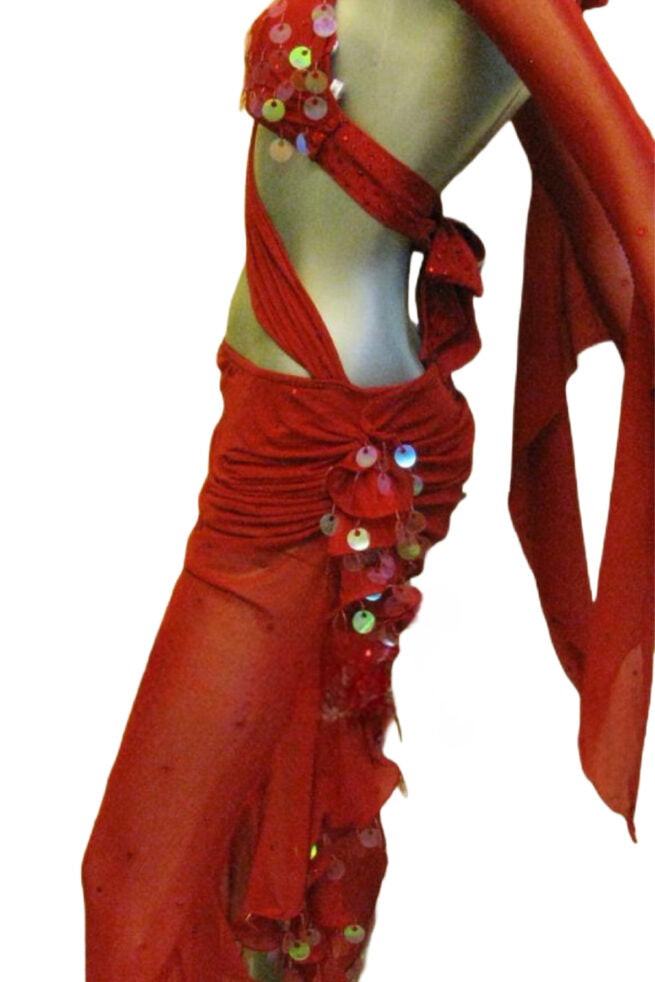 Load image into Gallery viewer, Latin Dance Competition Dress (LT0191A)
