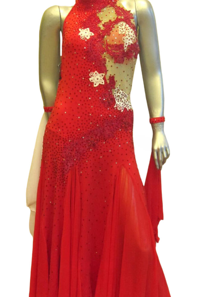 Load image into Gallery viewer, Standard Ballroom Competition Dress (B033A)
