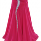 ByCharme Deep Pink Feather Ballroom Competition Dress - BC-0068